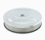 Mr. Gasket OEM-Style Air Cleaners 9798 Filter Assembly, OEM Style, 10 in. Diameter, Round, Steel, Zinc/Chrome, 2 in. Filter Height, Each thumbnail 2