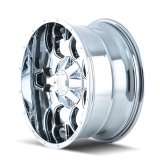 Mayhem Warrior 8015 Series Chrome Wheels 20x10 MAYHEM WARRIOR CHROME 20X10 5-127/5-139.7 -25MM 87MM thumbnail 2