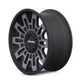 Mayhem Cortex 8113 Matte Black Wheels with Dark Tint 8113-2170TM MAYHEM CORTEX MATTE BLACK W/MACHINED DART TINT 20X10 8-170 -19MM 125.2MM thumbnail 3