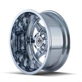 Mayhem Monstir 8101 Series Chrome Dually Wheels 19.5x6.75 Wheel, MONSTIR REAR CHROME 19.5X6.75 8-170 -143mm 124.9mm thumbnail 2