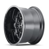 Mayhem Cogent 8107 Gloss Black Wheels with Milled Accent 18x9 MAYHEM COGENT GLOSS BLACK/MILLED SPOKES 18X9 8-165.1/8-170 0MM 130.8MM thumbnail 3