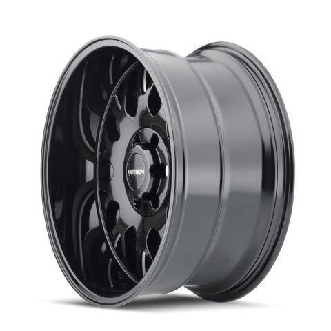 Mayhem Tripwire 8110 Gloss Black Wheel with Milled Accents 20x9 MAYHEM TRIPWIRE GLOSS BLACK/MILLED SPOKES 20X9 5-139.7/5-150 0MM 110MM thumbnail 3