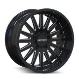 Mayhem Utopia 8114 Gloss Black Wheels with Milled Accents 20x9 MAYHEM UTOPIA GLOSS BLACK/MILLED 20X9 8-180 0MM 124.2MM thumbnail 1
