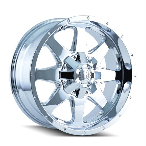 Mayhem Tank 8040 Series Chrome Wheels 20x9 Wheel, TANK CHROME 20X9 5-114.3/5-127 -12mm 87mm
