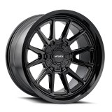 Mayhem Intrepid 8116 Gloss Black Wheels 20x10 MAYHEM INTREPID GLOSS BLACK 20X10 8-180 -24MM 124.1MM thumbnail 1