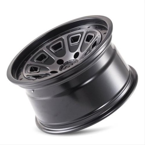Mayhem Flat Iron 8301 Series Matte Black Wheels with Dark Tint Face 17x9 Wheels, (8301) W/ 17X9 5-114.3 -6Mm 72.6Mm thumbnail 3