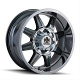 Mayhem Monstir 8101 Series Chrome Dually Wheels 20x8.25 Wheel, MONSTIR FRONT CHROME 20X8.25 8-170 127mm 124.9mm thumbnail 1