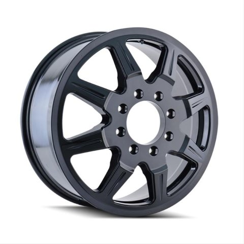 Mayhem Monstir 8101 Series Gloss Black Dually Wheels 22x8.25 Wheel, MONSTIR INNER BLACK 22X8.25 8-200 127mm 142mm thumbnail 3