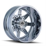 Mayhem Monstir 8101 Series Chrome Dually Wheels 19.5x6.75 Wheel, MONSTIR INNER CHROME 19.5X6.75 8-170 102mm 124.9mm thumbnail 2