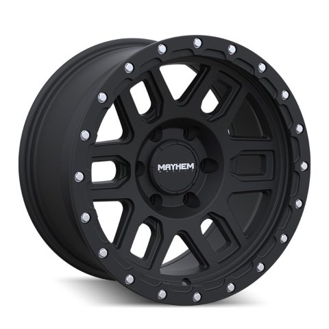 Mayhem Delta 8304 Matte Black Wheels 17x9 Wheel, 8304, 17 in. x 9 in., Aluminum, Matte, Black, 5.00 in. Backspace, 3.43 in. Center Bore, 0.00mm, 6 x 135mm, Each thumbnail 1