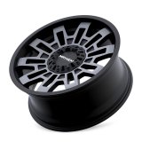 Mayhem Cortex 8113 Matte Black Wheels with Dark Tint 18x9 MAYHEM CORTEX MATTE BLACK W/MACHINED DART TINT 18X9 6-135/6-139.7 0MM 106MM thumbnail 2