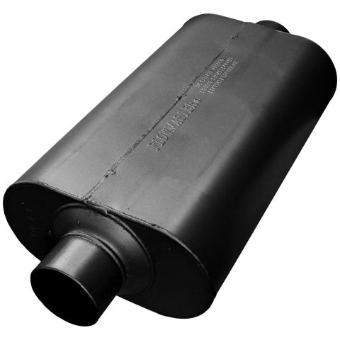 Flowmaster 50 Series SUV Performance Steel 3 Inch Muffler 53055 Muffler, Series, in. Inlet/3 in. Outlet, Steel, Black, Each thumbnail 6