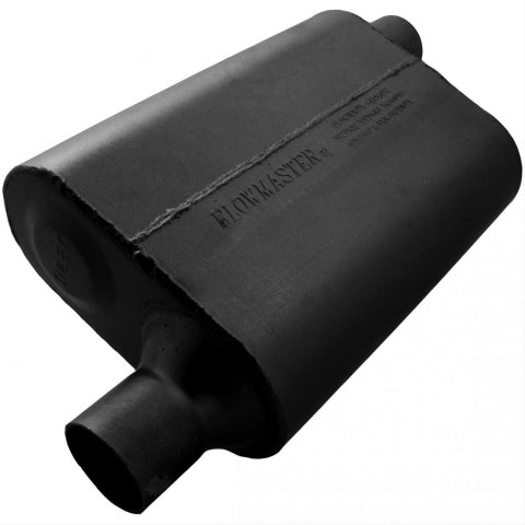Flowmaster 40 Series Delta Flow Steel 2.25 Inch Muffler 942443 Muffler, Series, 2 1/4 in. Inlet/2 1/4 in. Outlet, Steel, Black, Each thumbnail 1