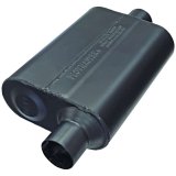 Flowmaster Super 44 Series Steel 2.25 Inch Muffler 942446 Muffler, Series, in. Inlet/2.25 in. Outlet, Steel, Black, Each thumbnail 4