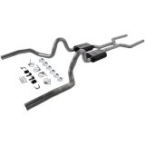 Flowmaster Stainless Steel American Thunder Exhaust Systems 817200 System, Thunder, Header-back, Dual, Stainless, Split Rear Exit, Buick, Chevy, Pontiac, Kit thumbnail 3