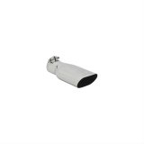 Flowmaster Oval, Polished 2.50 Inch Exhaust Tip 15385 Tip, Single, Clamp-on, Stainless, Polished, 2.5 in. Inlet I.D., 10 in. Length, Each thumbnail 1