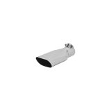 Flowmaster Oval, Polished 2.50 Inch Exhaust Tip 15385 Tip, Single, Clamp-on, Stainless, Polished, 2.5 in. Inlet I.D., 10 in. Length, Each thumbnail 5