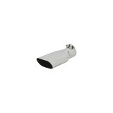 Flowmaster Oval, Polished 2.50 Inch Exhaust Tip 15385 Tip, Single, Clamp-on, Stainless, Polished, 2.5 in. Inlet I.D., 10 in. Length, Each thumbnail 7