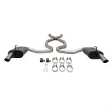 Flowmaster Force II Exhaust Systems 817695 System, II, Crossmember Back, Dual, Stainless Steel, Natural, Rear Exit, Chevy, 327, 350, 427 thumbnail 1