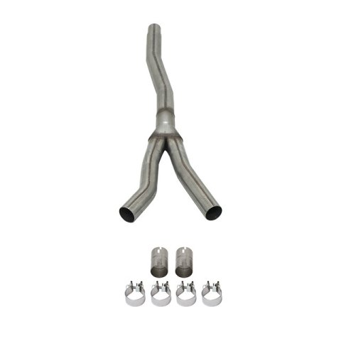 Flowmaster Scavenger Series Y Collectors 81108 Y-Pipe, Series, Exhaust, Stainless Steel, Natural, Ford, Each thumbnail 4