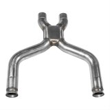 Flowmaster Scavenger X-Pipes 81106 X-Pipe, Scavenger, Exhaust, Stainless Steel, Natural, 3.0 in. Diameter, Ford, 5.0L, Each thumbnail 1