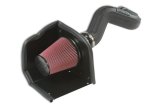 Flowmaster Delta Force Cold Air Intake Kits 315118 Intake, Kit, Black Plastic Tube, Red Cotton Gauze Filter, Black Heat Shield, Chevy, GMC, 6.0L, Kit thumbnail 1