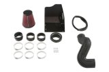 Flowmaster Delta Force Cold Air Intake Kits 315118 Intake, Kit, Black Plastic Tube, Red Cotton Gauze Filter, Black Heat Shield, Chevy, GMC, 6.0L, Kit thumbnail 2