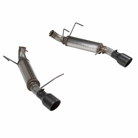 Flowmaster FlowFX Exhaust Systems 717877 System, Axle-Back, FlowFX, 409 Stainless Steel, 2.50 in. Diameter, Split Rear, Black Ceramic Tips, Ford, Kit thumbnail 3