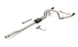 Flowmaster American Thunder Exhaust Systems 818169 System, Cat-back, Thunder, 409 Stainless Steel, 4.50 in. Black Ceramic Coated Tips, Dual Rear Exit, Ford, F150, Kit thumbnail 1