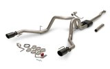 Flowmaster American Thunder Exhaust Systems 818169 System, Cat-back, Thunder, 409 Stainless Steel, 4.50 in. Black Ceramic Coated Tips, Dual Rear Exit, Ford, F150, Kit thumbnail 2