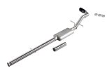 Flowmaster Signature Series Exhaust Systems 737857 System, Cat-back, Series, 304 Stainless Steel, Brushed, 4.50 in. Black Chrome Tip, Single Exit, Chevrolet, GMC, Kit thumbnail 6