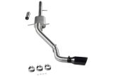 Flowmaster Signature Series Exhaust Systems 737857 System, Cat-back, Series, 304 Stainless Steel, Brushed, 4.50 in. Black Chrome Tip, Single Exit, Chevrolet, GMC, Kit thumbnail 7