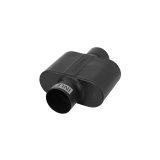 Flowmaster Delta Force 10 Series Steel 3.5 Inch Muffler 9435109 Muffler, One Chamber, 3 1/2 in. Inlet/3 1/2 in. Outlet, Steel, Black, Each thumbnail 2