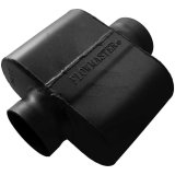 Flowmaster Delta Force 10 Series Steel 3.5 Inch Muffler 9435109 Muffler, One Chamber, 3 1/2 in. Inlet/3 1/2 in. Outlet, Steel, Black, Each thumbnail 5