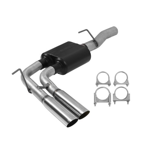 Flowmaster American Thunder Exhaust Systems 17398 Exhaust, Thunder, Cat-Back, Steel, Aluminized, Polished Stainless Tips, Dodge, Pickup, 5.7L, Kit