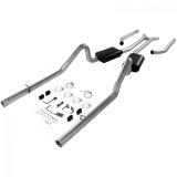 Flowmaster American Thunder Exhaust Systems 17382 System, Thunder, Header-Back, Steel, Aluminized, H-Pipe, Dodge, Plymouth, B-Body, Kit thumbnail 5