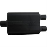 Flowmaster Super 44 Series Steel 2.5 Inch Muffler 9425452 Muffler, Series, 2 1/2 in. Inlet/2.25 in. Outlet, Steel, Black, Each thumbnail 1