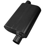 Flowmaster Stainless Steel Super 44 Series 409 2.25 Inch Muffler 842448 Muffler, Series, 2 1/4 in. Inlet/2 1/4 in. Outlet, Steel, Black, Each thumbnail 5