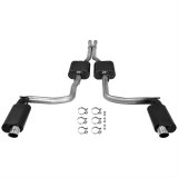Flowmaster Stainless Steel Force II Exhaust Systems 817502 System, II, Dual, Cat-back, Stainless, Natural, Split Rear Exit, Dodge, 5.7L Hemi, Kit thumbnail 1