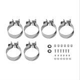 Flowmaster American Thunder Exhaust Systems 817758 Systems, Thunder, Cat-back, Dual, Stainless Steel, Natural, Rear Exit, Polished Tips, Dodge, 6.2L, 6.4L, Kit thumbnail 1