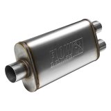 Flowmaster FlowFX 409 Stainless Steel 3 Inch Muffler 72288 Muffler, Series, in. Inlet/2.5 in. Outlets, Steel, Natural, Each thumbnail 2
