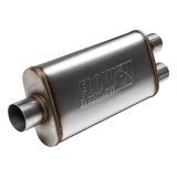 Flowmaster FlowFX 409 Stainless Steel 3 Inch Muffler 72288 Muffler, Series, in. Inlet/2.5 in. Outlets, Steel, Natural, Each thumbnail 5