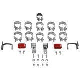 Flowmaster American Thunder Exhaust Systems 817940 System, Thunder, Crossmember back, Dual, Stainless, Split Rear/Split Side Exit, Chevy, GMC, Kit thumbnail 2