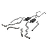 Flowmaster American Thunder Exhaust Systems 817940 System, Thunder, Crossmember back, Dual, Stainless, Split Rear/Split Side Exit, Chevy, GMC, Kit thumbnail 3