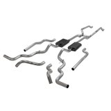 Flowmaster American Thunder Exhaust Systems 817940 System, Thunder, Crossmember back, Dual, Stainless, Split Rear/Split Side Exit, Chevy, GMC, Kit thumbnail 4