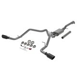 Flowmaster FlowFX Exhaust Systems 718114 System, FlowFX, Cat-back, Single, Stainless Steel, Natural, Split Side Exit, Black Ceramic Coated Tip, Chevy, GMC, Kit thumbnail 6