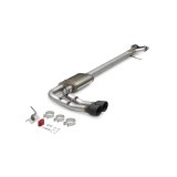 Flowmaster FlowFX Exhaust Systems 718188 System, Cat-back, FlowFX, 409 Stainless Steel, 4 in. Black Ceramic Coated Tips, Passenger Side Exit, Chevy, GMC, Kit thumbnail 2