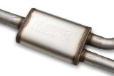 Flowmaster FlowFX Exhaust Systems 718188 System, Cat-back, FlowFX, 409 Stainless Steel, 4 in. Black Ceramic Coated Tips, Passenger Side Exit, Chevy, GMC, Kit thumbnail 3