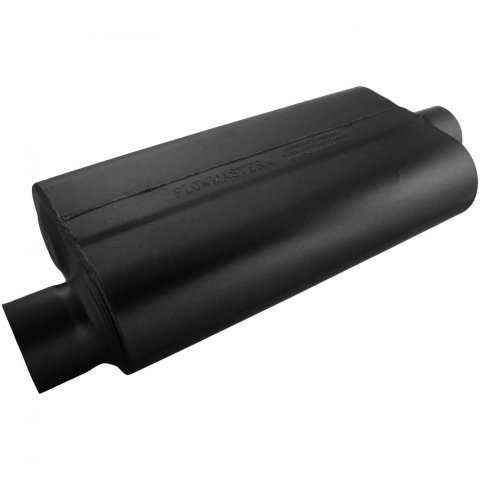 Flowmaster 50 Series Delta Flow 409 Stainless Steel 3 Inch Muffler 843051 Muffler, Series, in. Inlet/3 in. Outlet, Steel, Black, Each thumbnail 7