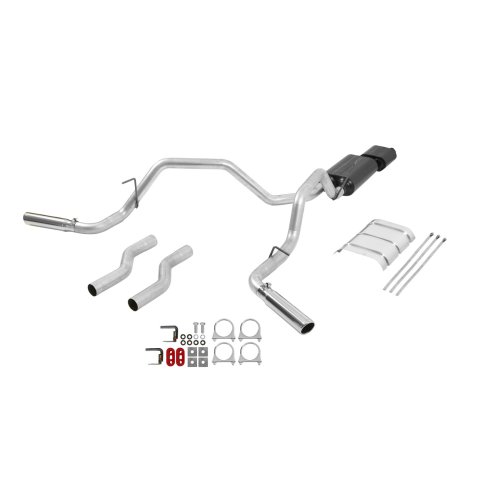 Flowmaster American Thunder Exhaust Systems 17425 System, Thunder, Cat-Back, Steel, Aluminized, Polished Stainless Tips, Toyota, 4.7L, Kit